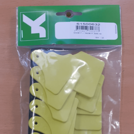 Boucles Allflex Jaunes