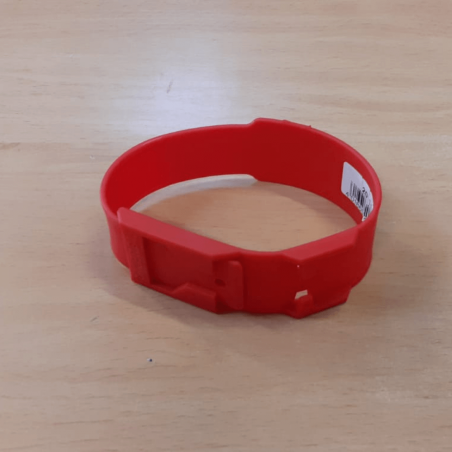 Bracelet Plastique Rouge