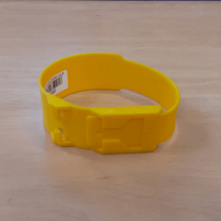 Bracelet Plastique Jaune