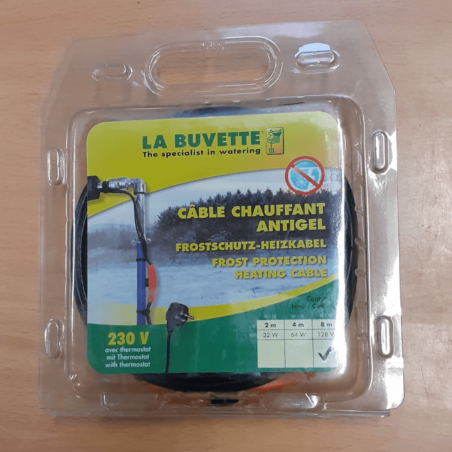 Cable Chauffant 8 m 128 W