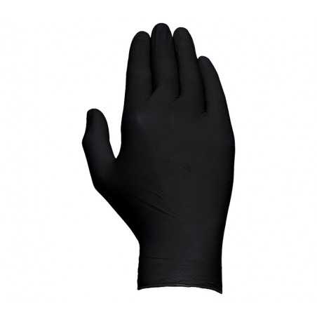 Gants De Traite Noirs 7-8 M