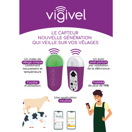 Détecteur de vêlage vigivel